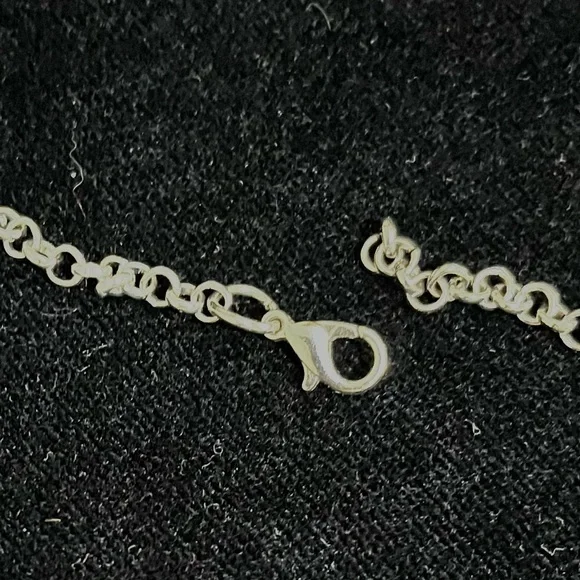 Silver and Gold Chain Necklace - Picture 2 of 2